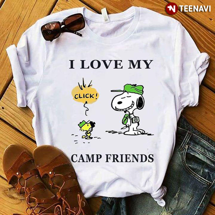 Peanuts Snoopy And Woodstock I Love My Camp Friend