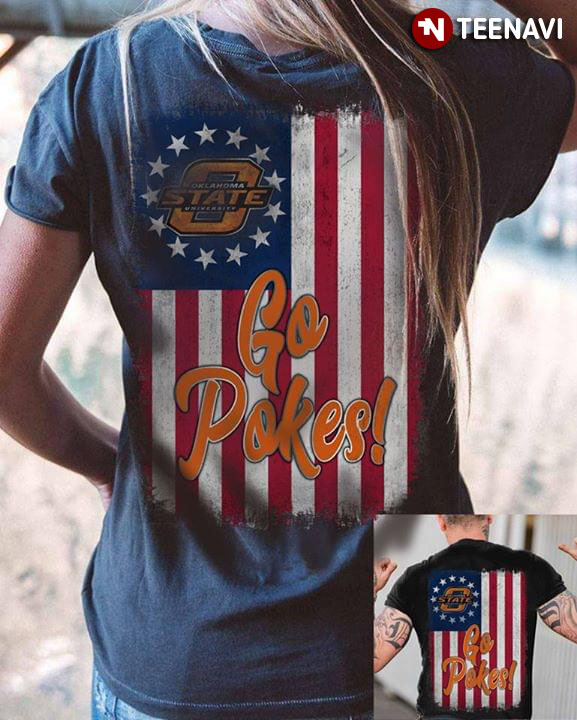 Oklahoma State University Go Pokes Betsy Ross Flag