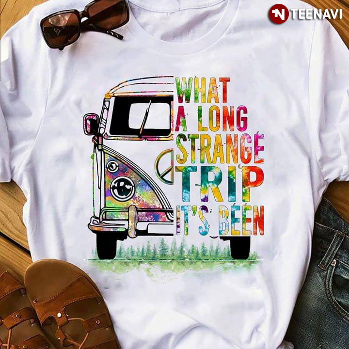 What A Long Strange Trip It's Been Hippie Bus