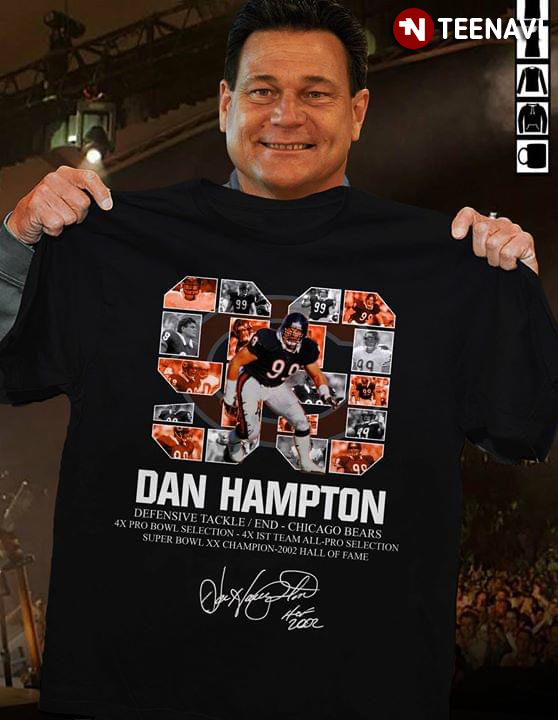 Dan Hampton Defensive Tackle/End Chicago Bears Signature
