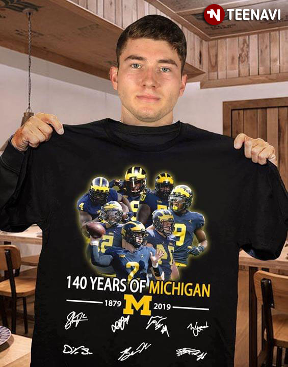 140 Years Of Michigan Wolverines  1879 2019 Signatures