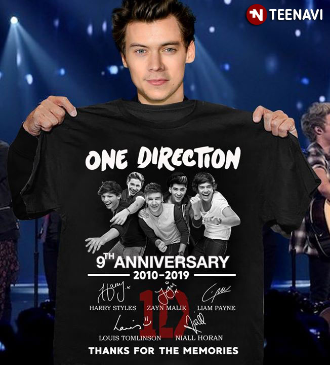 One Direction 9th Anniversary 2010-2019 Thanks For The Memories