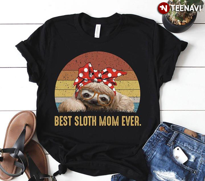 Best Sloth Mom Ever Vintage