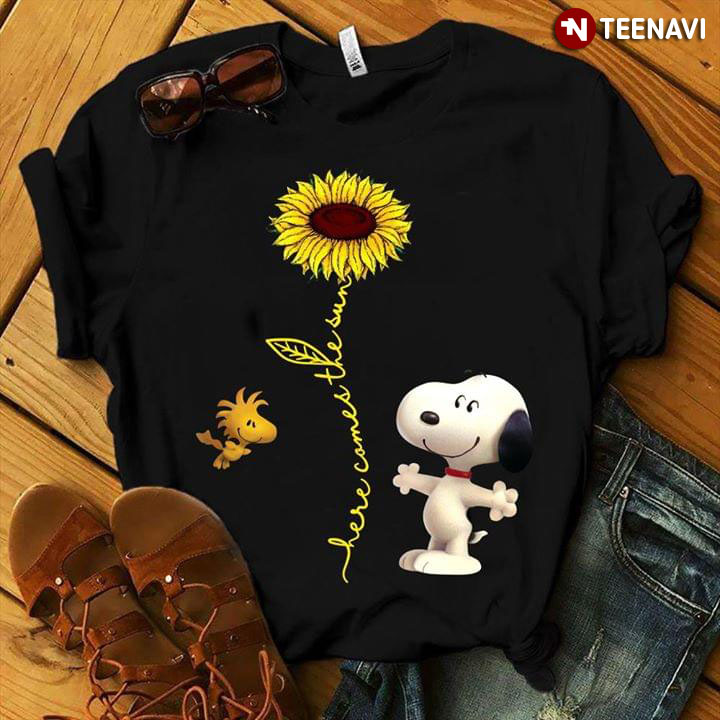 Peanuts Snoopy And Woodstock Sunflower Here Comes The Sun