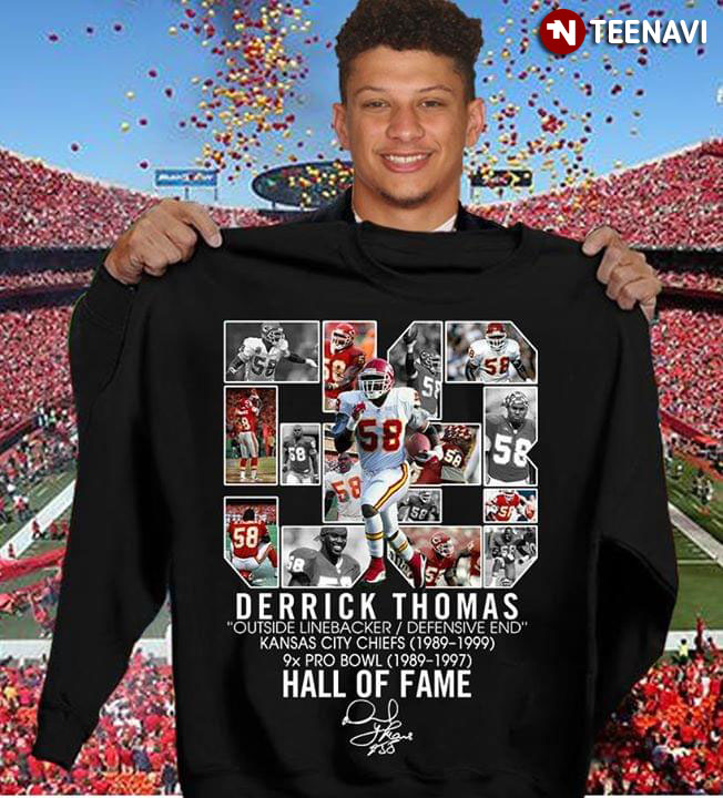 Derrick Thomas Outside Linebacker Defensive End Kansas City Chiefs Hall Of Fame
