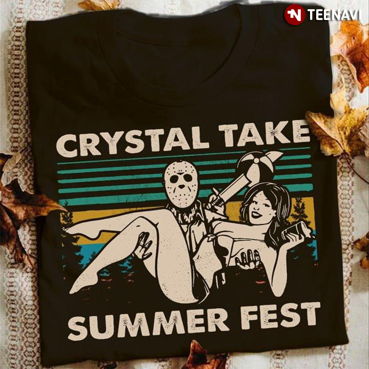 Friday the 13th Camp Crystal Lake Summer Fest  Jason Voorhees Vintage T-Shirt