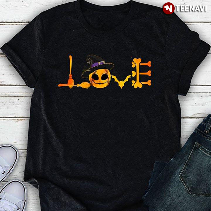 Halloween Jack Skellington Love T-Shirt