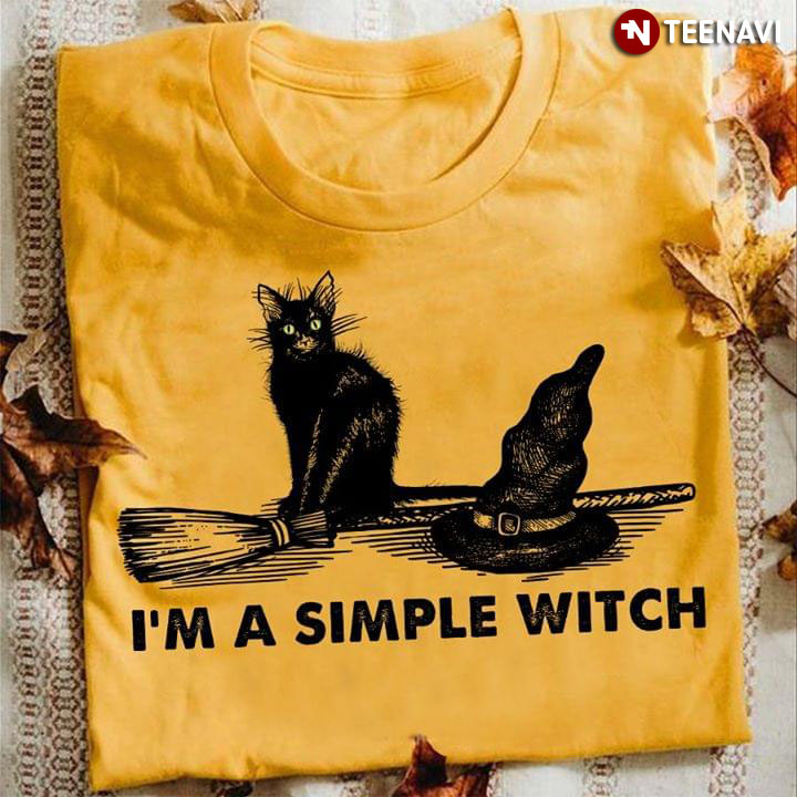 Black Cat I'm A Simple Witch