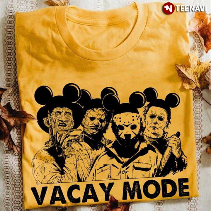 Freddy Krueger Leatherface Jason Voorhees Michael Myers Vacay Mode Mickey Mouse