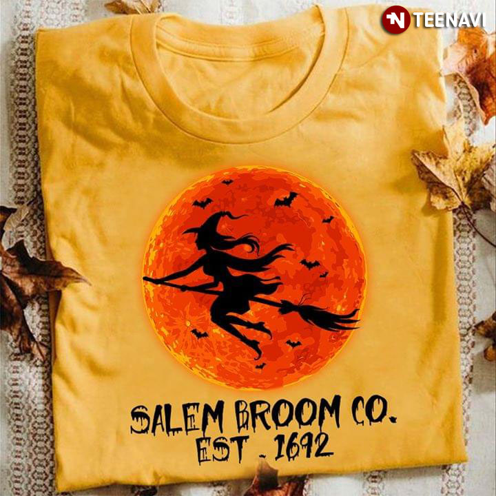 Halloween Witch Salem Broom Co. Est 1692