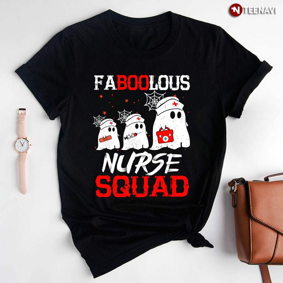 Halloween Faboolous Nurse Squad T-Shirt