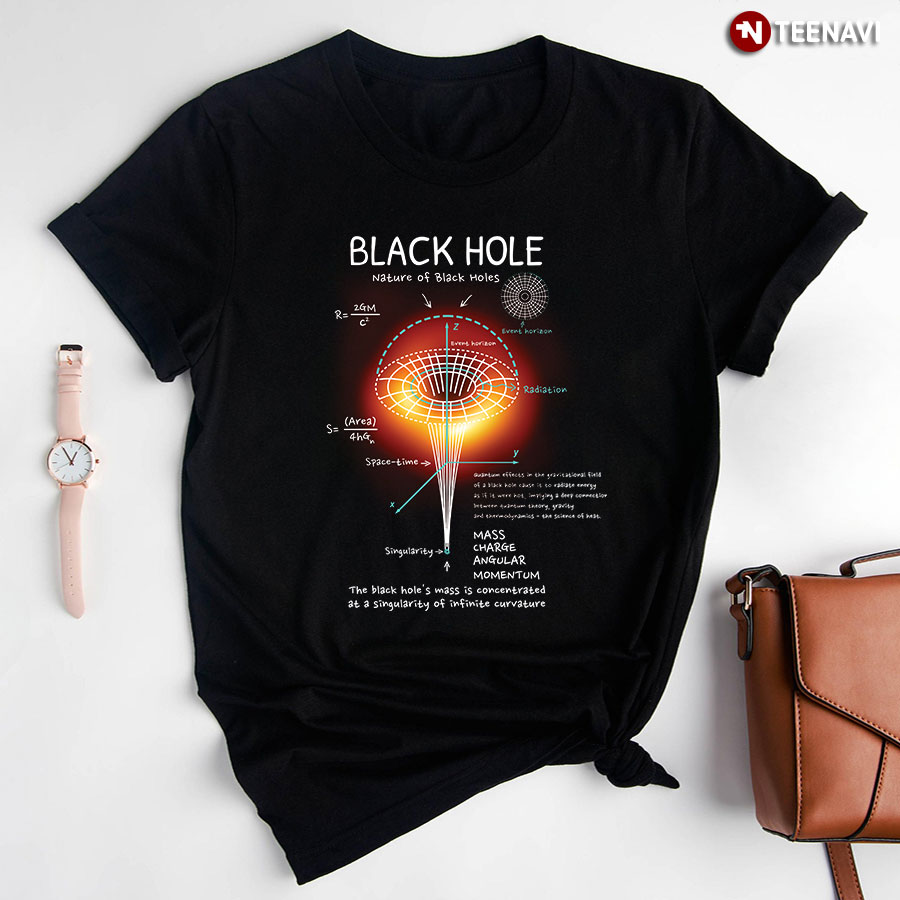 Black Hole T-Shirt - Nature of Black Holes