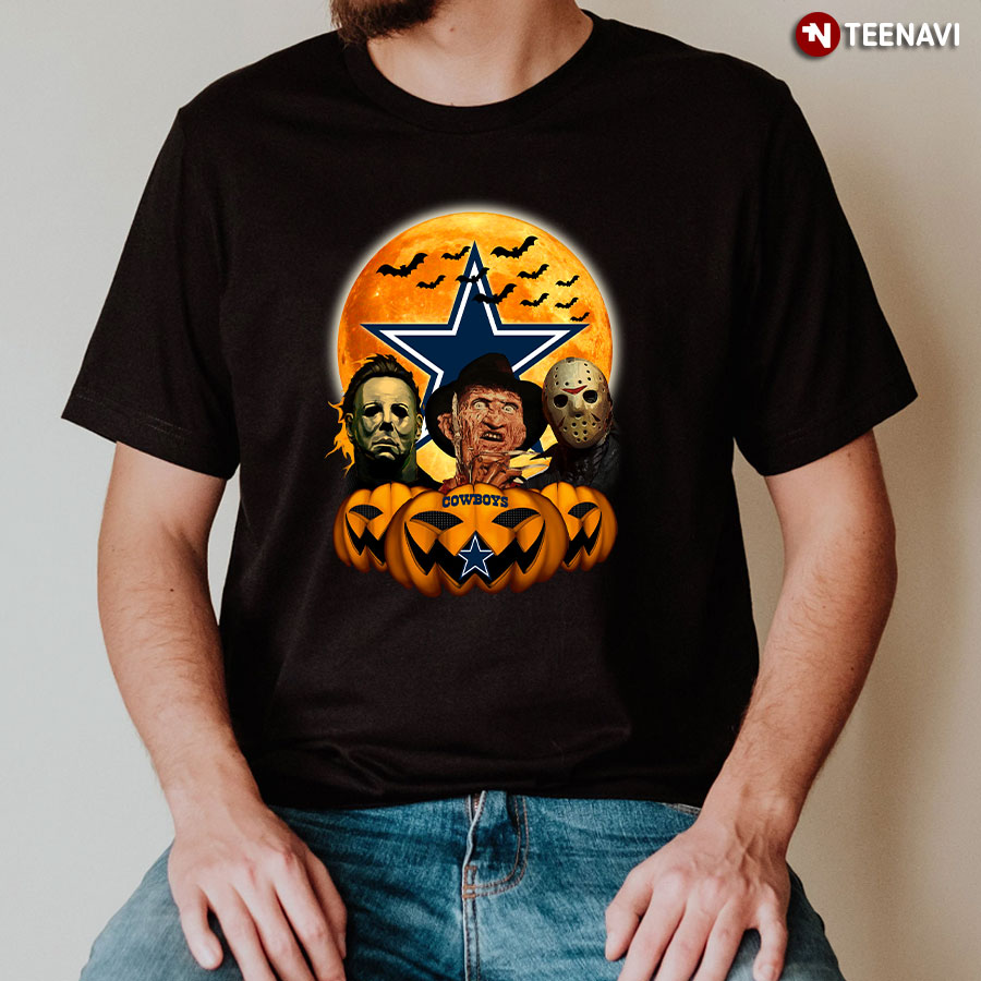 M2 Jason Voorhees Dallas Cowboys Kids T-Shirt - TeeHex