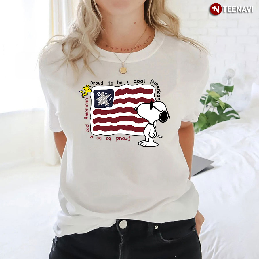 Proud To Be A Cool American Snoopy T-Shirt