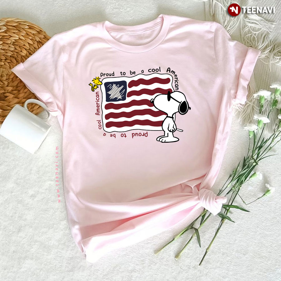 Proud To Be A Cool American Snoopy T-Shirt