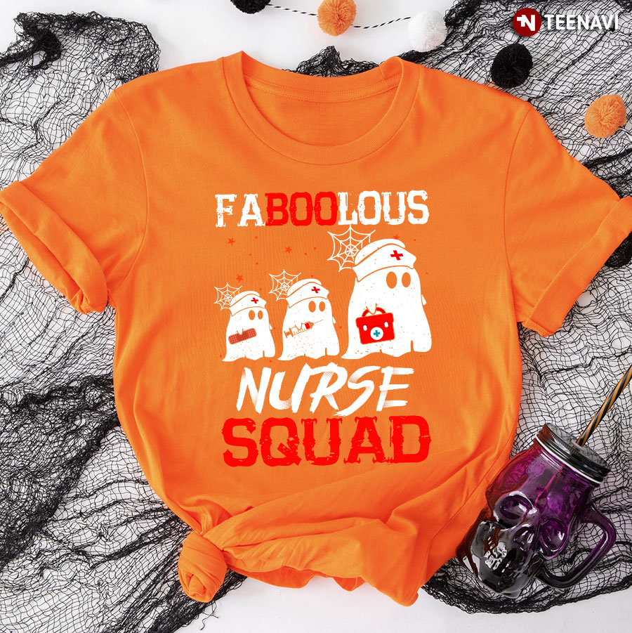 Halloween Faboolous Nurse Squad T-Shirt