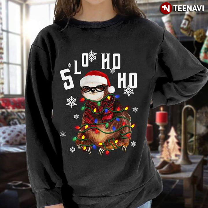 Sloth Ho Ho Ho Christmas