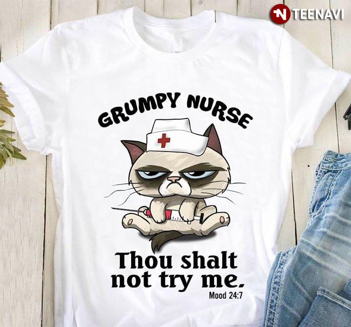 Grumpy Cat Nurse Thou Shalt Not Try Me