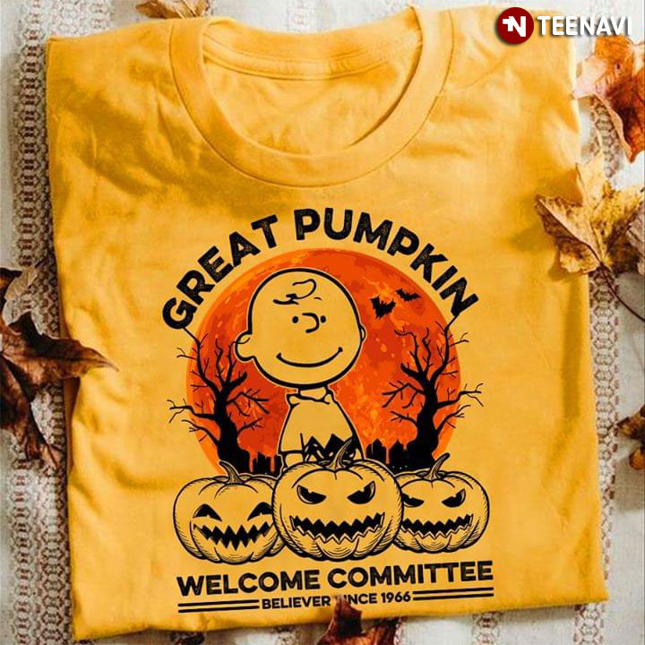 Charlie Brown Great Pumpkin Welcome Committee Believer Since 1966