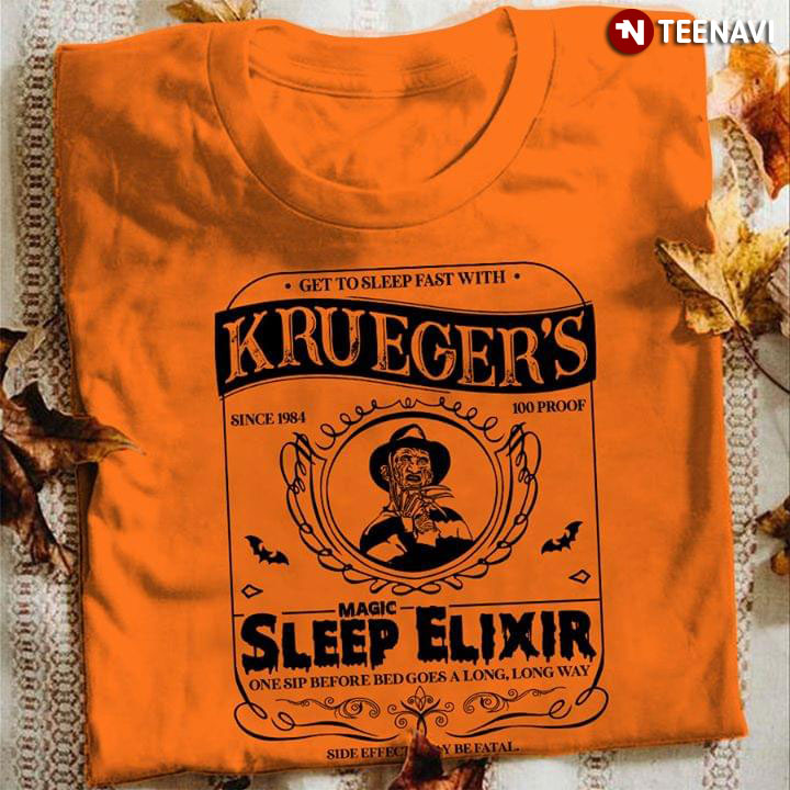 Get To Sleep Fast With Krueger's Magic Sleep Elixir Since 1984 100 Proof
