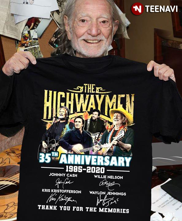 The Highway Men 35th Anniversary 1985-2020 Thank You For The Memories Signatures