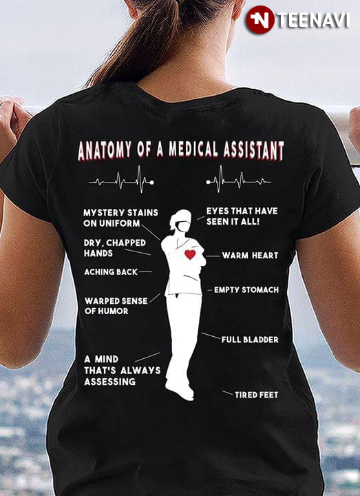 Anatomy Of A Medical Assistant Mystery Stains On Uniform Dry Chapped Hands