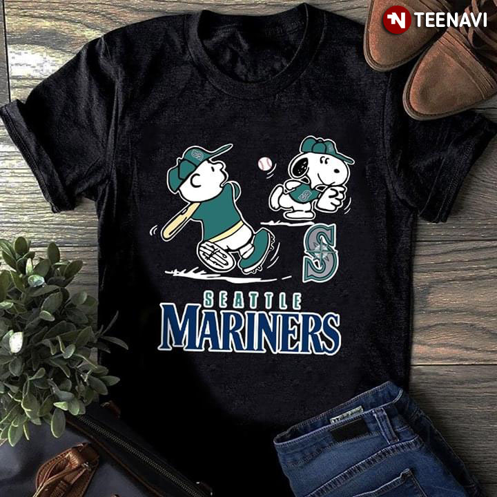 Snoopy And Woodstock Seattle Mariners Makes Me Drinks T-shirt,Sweater,  Hoodie, And Long Sleeved, Ladies, Tank Top