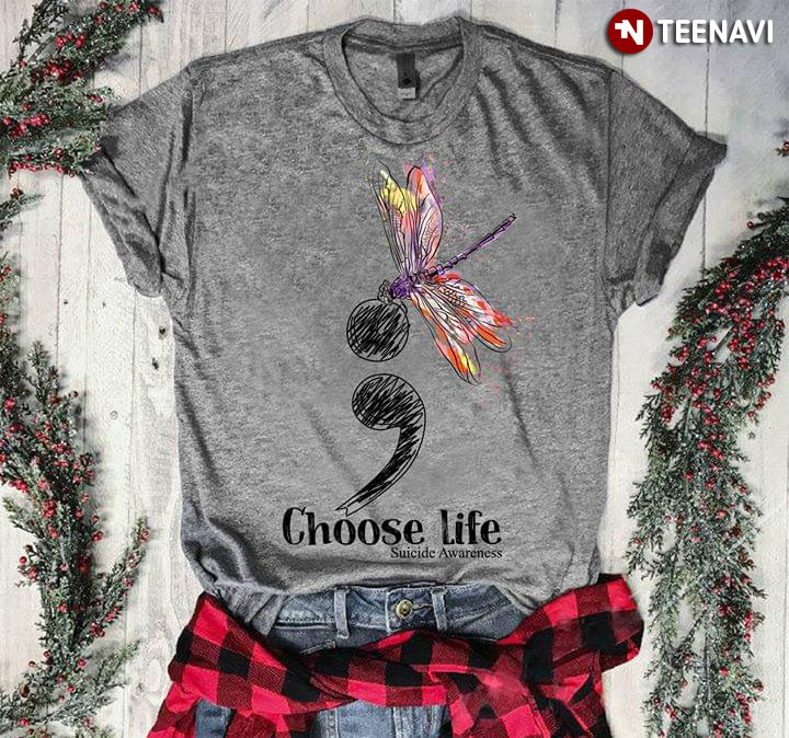 Choose Life Suicide Awareness Dragonfly