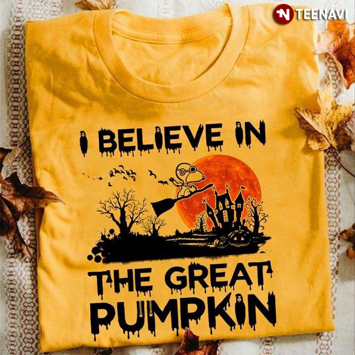 I Believe In The Great Pumpkin Snoopy Halloween