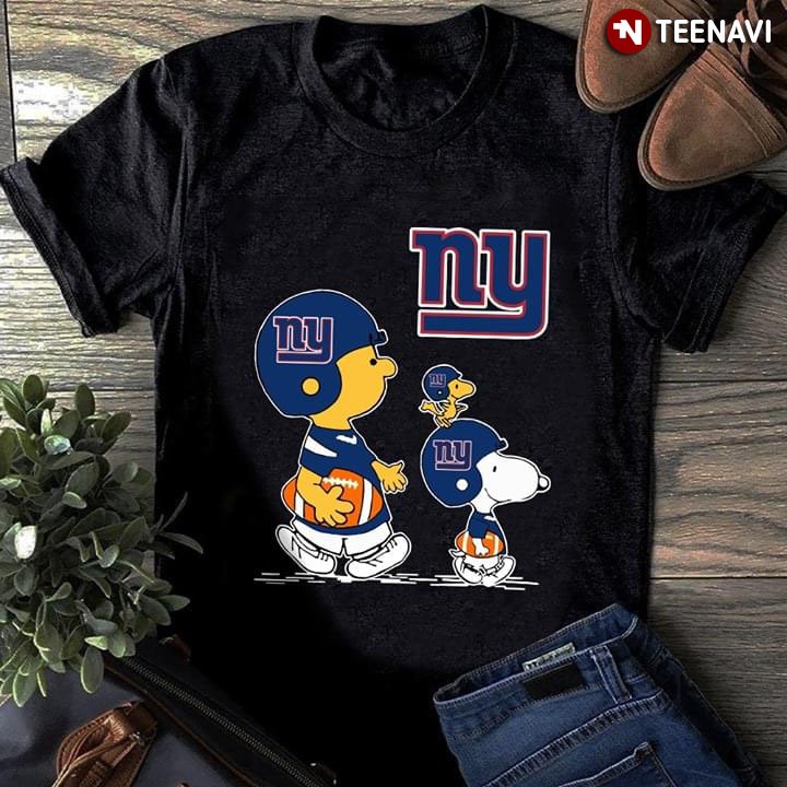 Peanuts Charlie Brown And Snoopy New York Giants