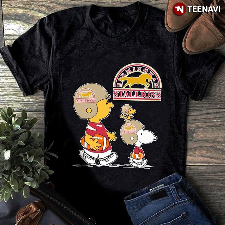Peanuts Charlie Brown And Snoopy Birmingham Stallions
