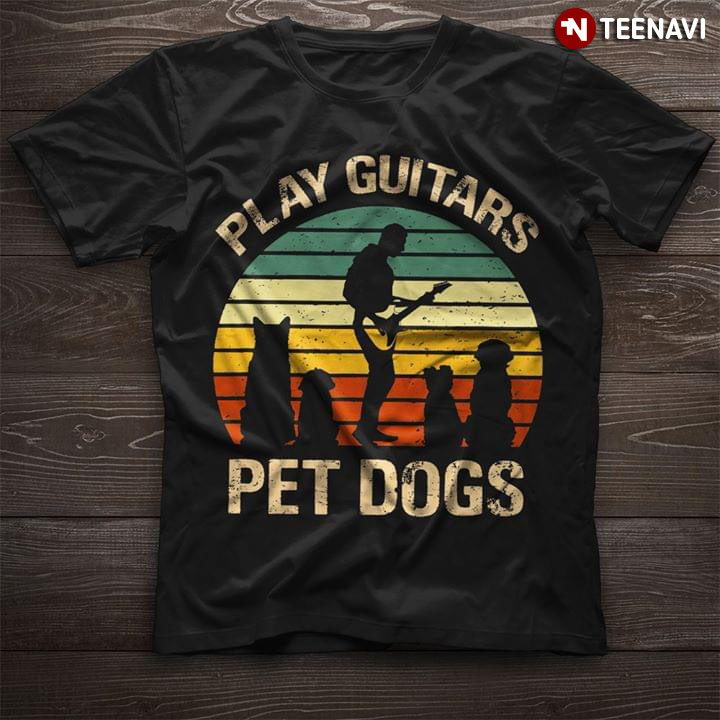 Play Guitars Pet Dogs
