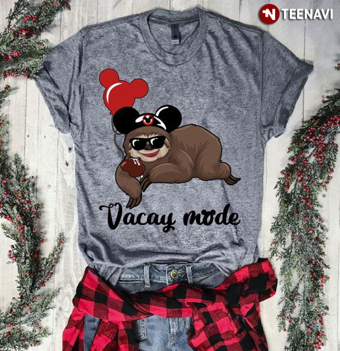 Sloth Mickey Mouse Vacay Mode