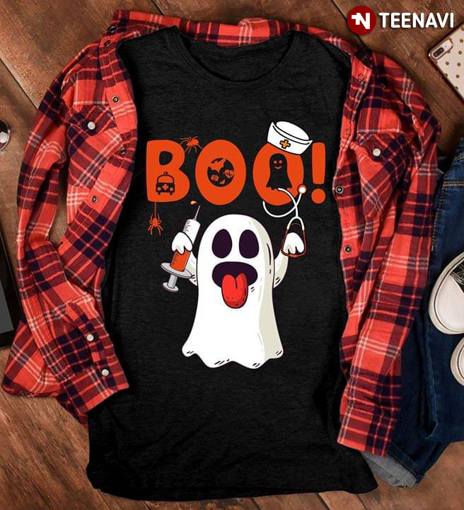Halloween Boo Nurse T-Shirt