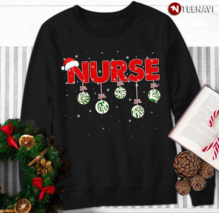 Nurse Kind Calm Smart Trust Love Christmas
