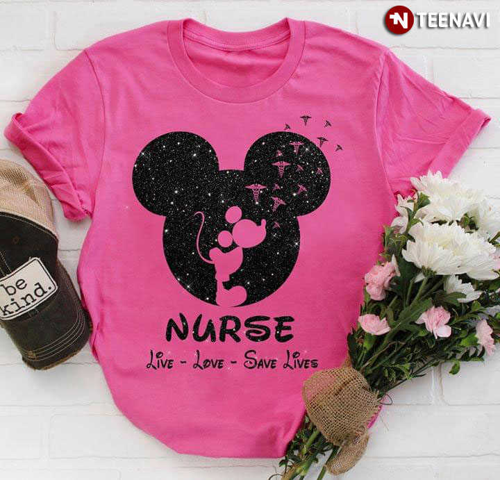 Disney Mickey Mouse Nurse Live Love Save Lives