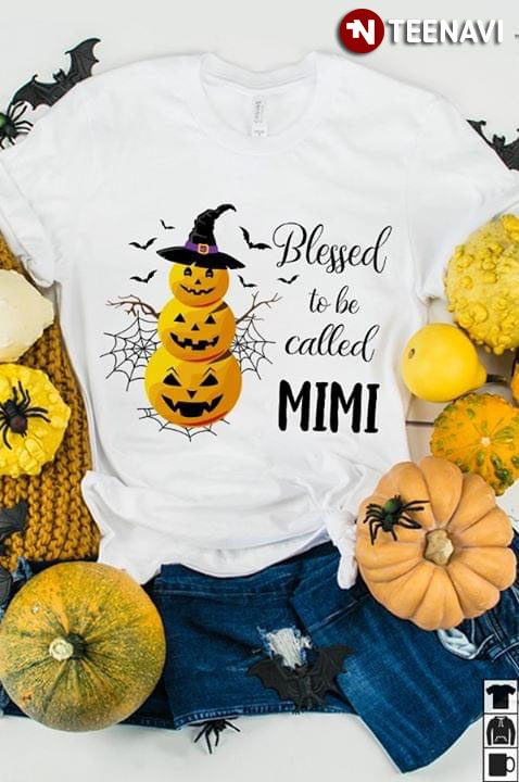 Halloween Pumpkin Blessed To Be Called Mimi