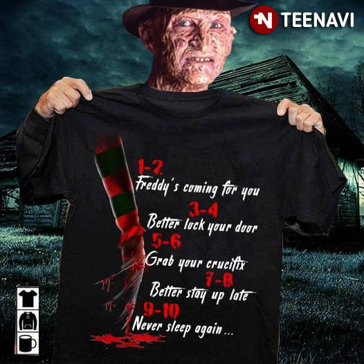 1-2 Freddy's Coming For You 3-4 Better Lock Your Door 5-6 Grab Your Crucitix 7-8 Better Stay Up Late