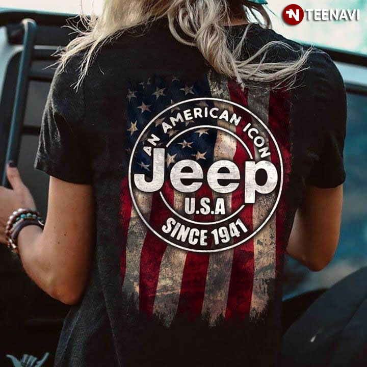 An American Icon Since 1941 Jeep U.S.A Flag