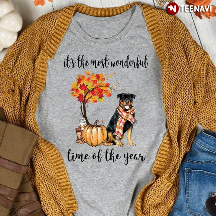 Rottweiler Fall It's The Most Wonderful Time Of The Year