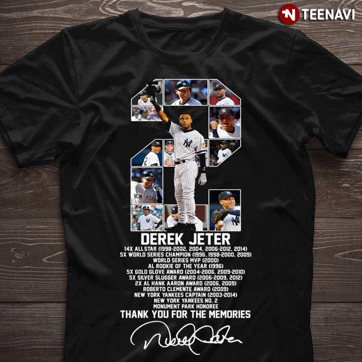 Derek Jeter Allstar World Series Champion World Series MVP Thank You For The Memories