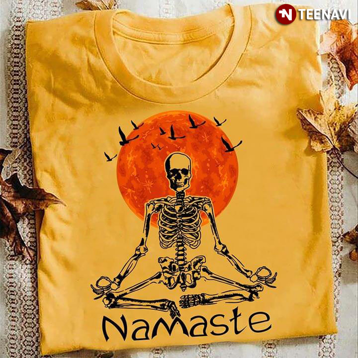 Namaste Skeleton Halloween