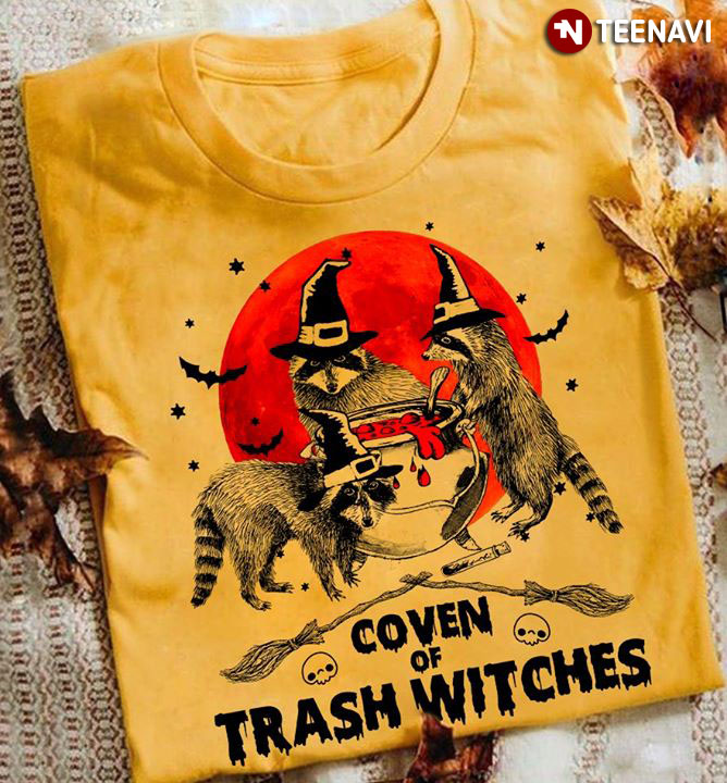Coven Of Trash Witch Raccoons Halloween