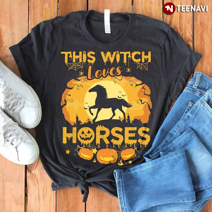 This Witch Loves Horses Halloween