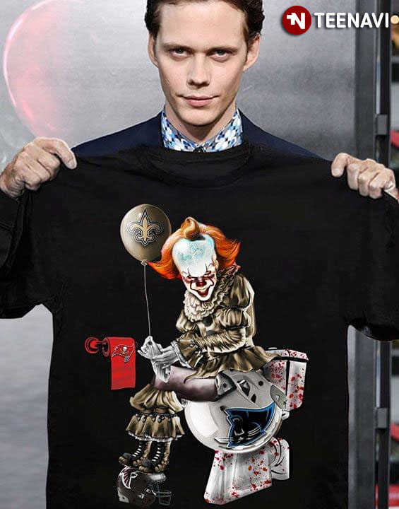 Pennywise New Orleans Saints Carolina Panthers Tampa Bay Buccaneers Toilet