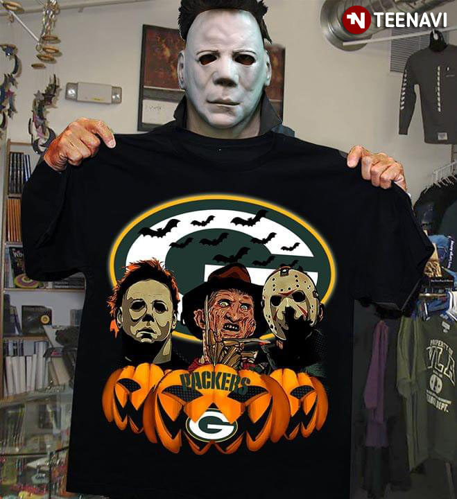 Michael Myers Freddy Krueger Jason Voorhees Green Bay Packers Halloween