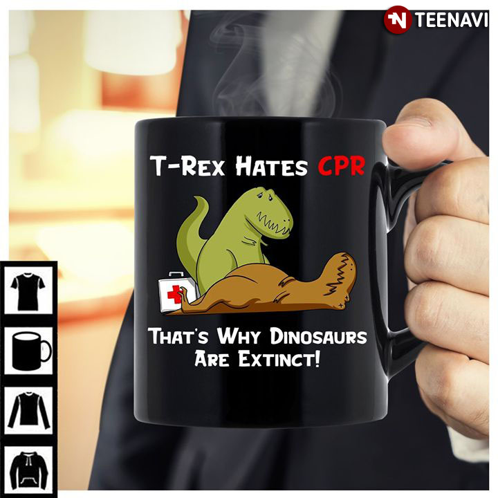 Funny T-Rex Hates CPR That's Why Dinosaurs Are Extinct