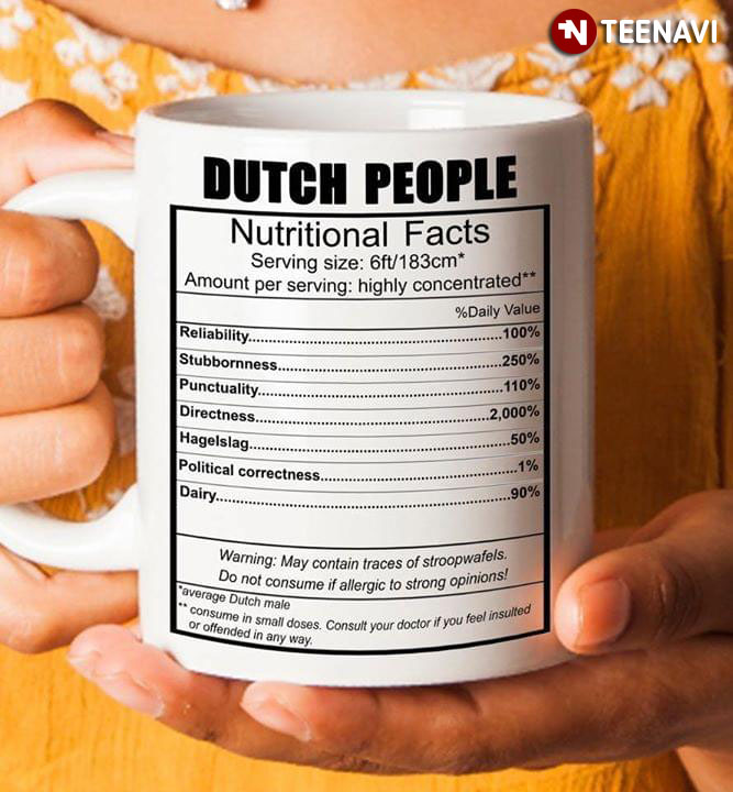 Funny Dutch People Nutritional Facts