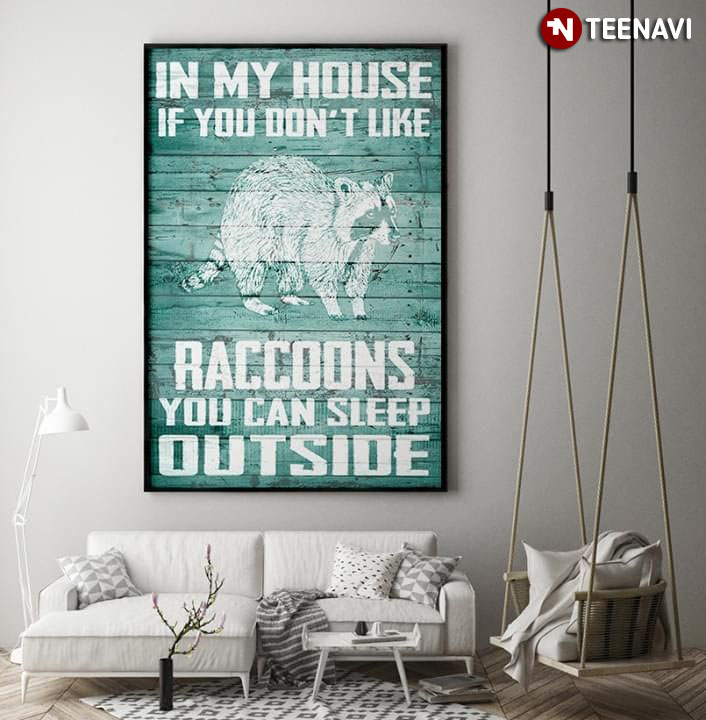 In My House If You Don't Like Raccoons You Can Sleep Outside