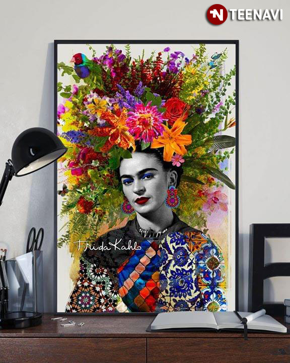 Colourful Flowers Frida Kahlo de Rivera